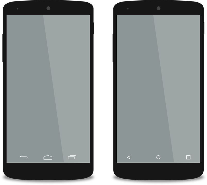Android Smartphones Mockups