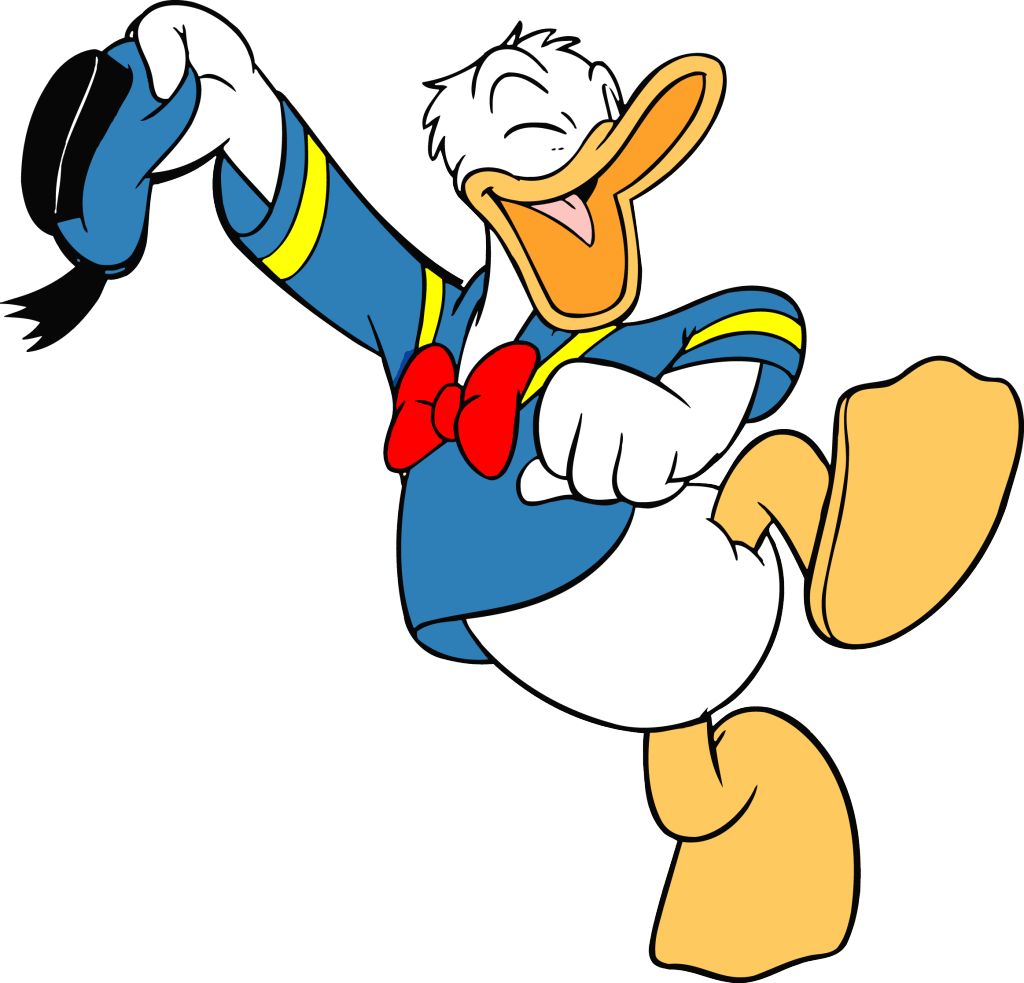 Donald Duck Happy