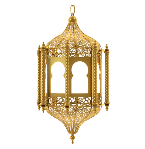 Ramadan Lamp Gold