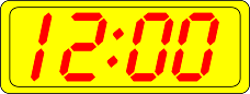 Digital Clock 12:00