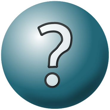 Question Mark in Green Ball