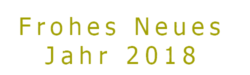 Frohes Neues Jahr 2018