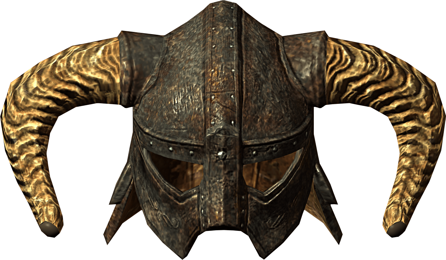 Elder Scrolls Skyrim Helmet Close Up