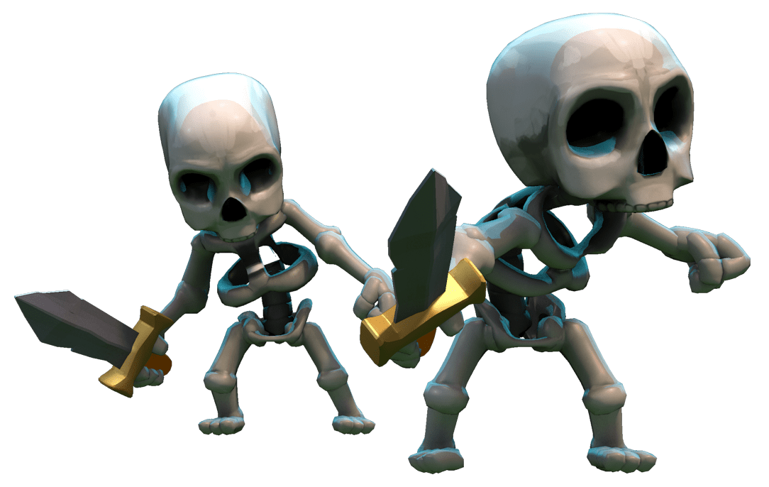 Clash Of Clans Skeletons