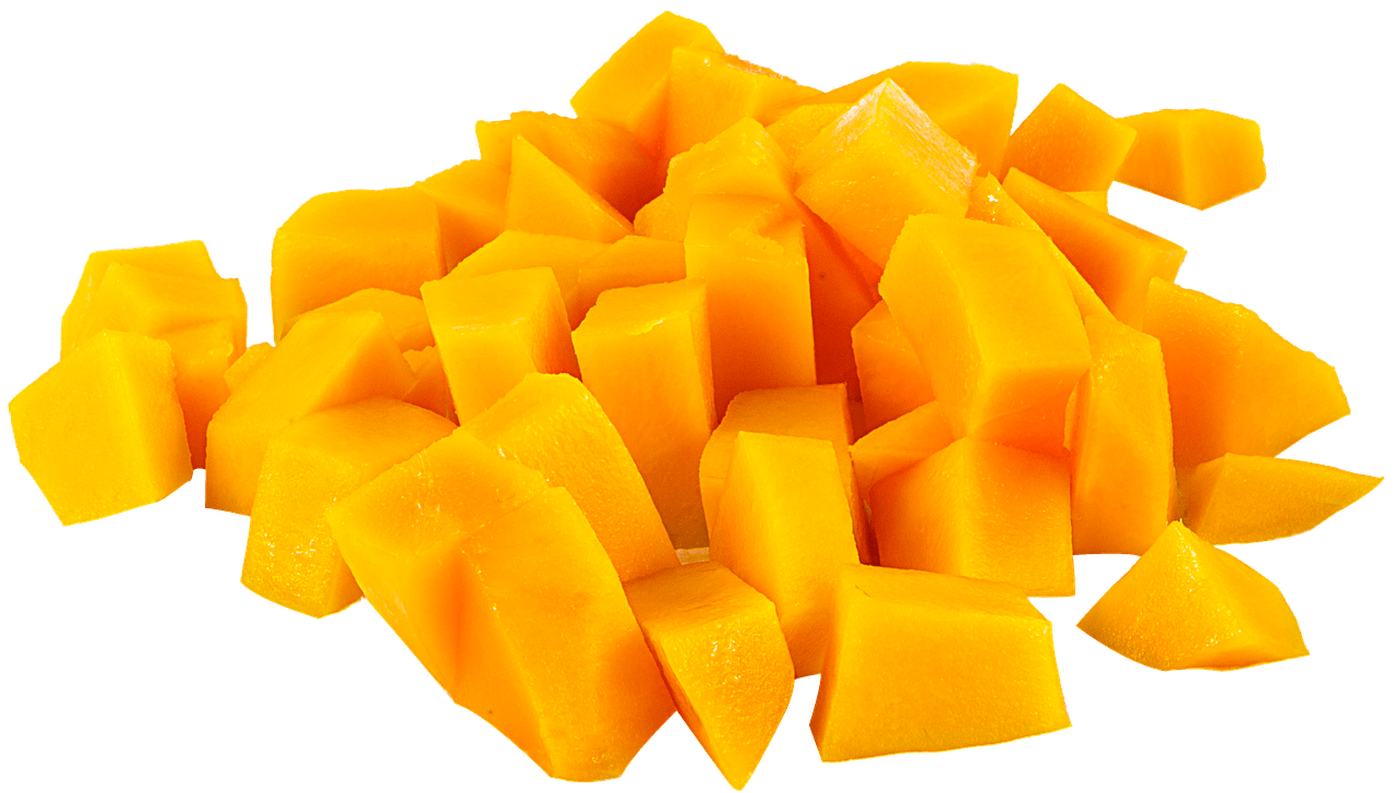 Fruit Mango In Pieces