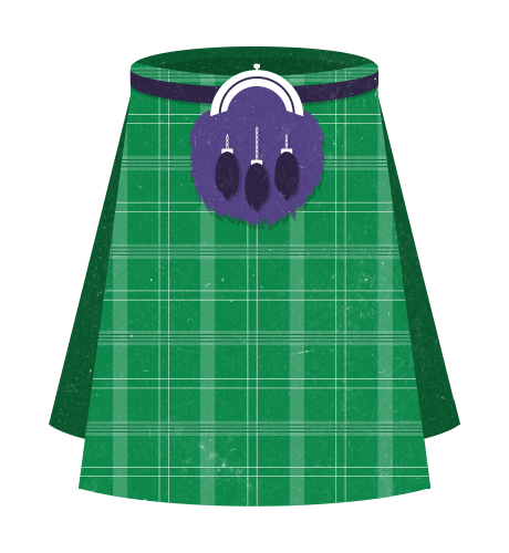 Green Kilt Clipart