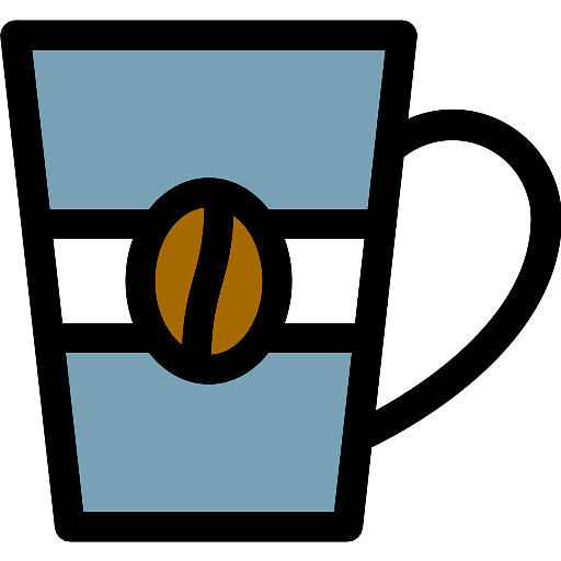 Blue Coffee Mug Icon