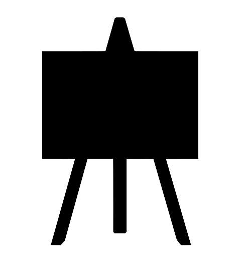 Portable Blackboard on Tripod