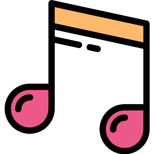 Colorful Music Notes Icon