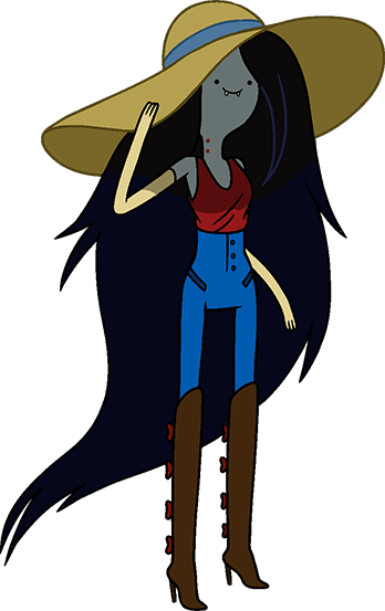 Adventure Time Marceline the Vampire Queen Holding Her Hat