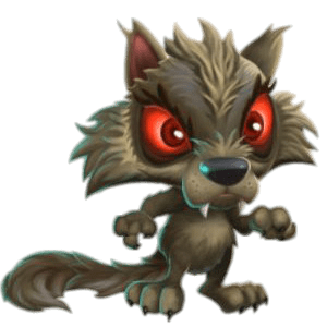 Cartoon Young Fenrir