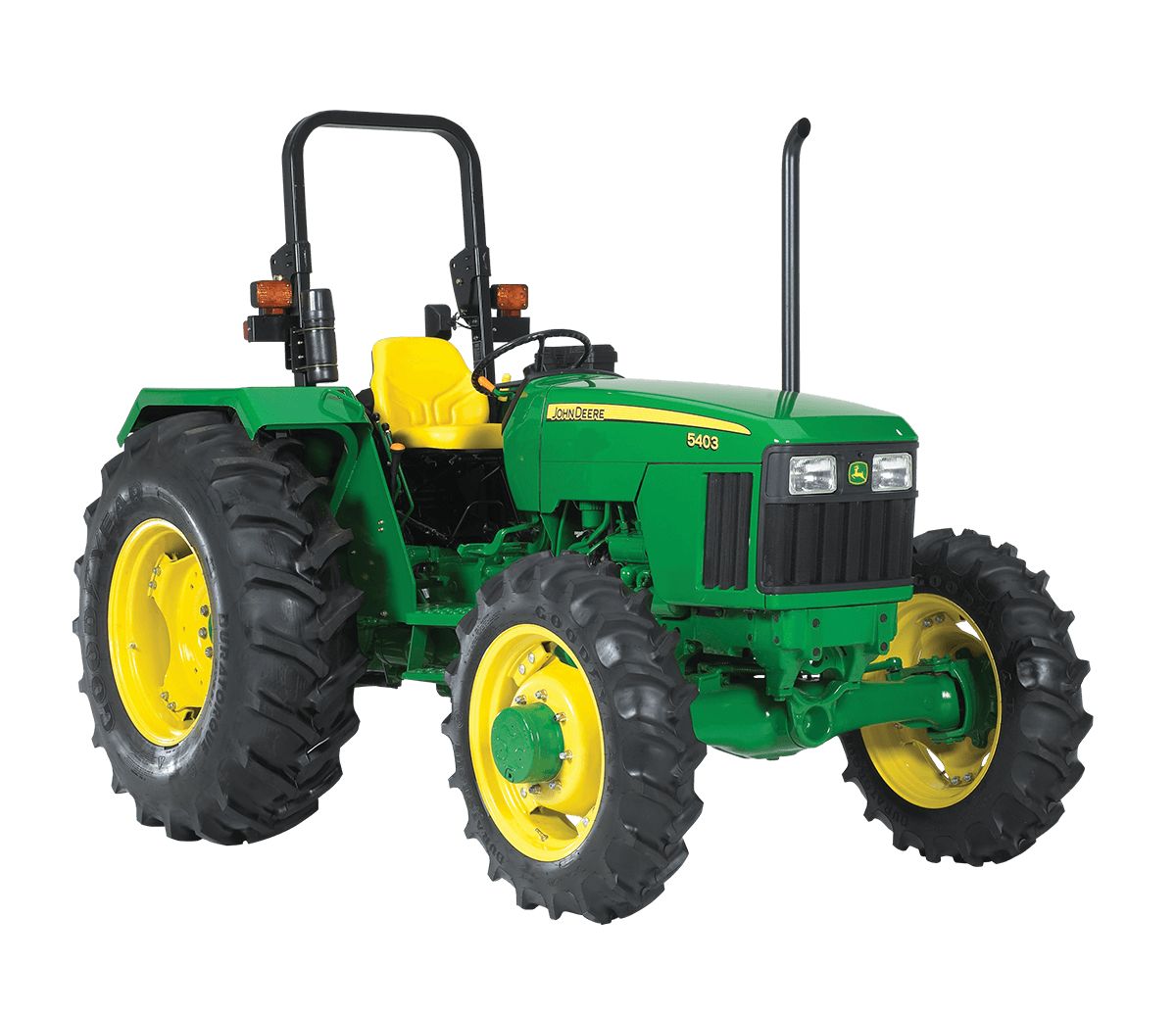 John Deer Tractor Sideview