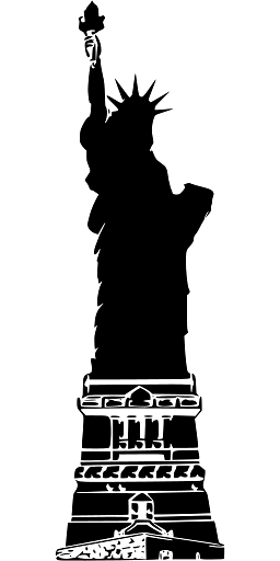 Artistic Vision of the Statue of Liberty USA