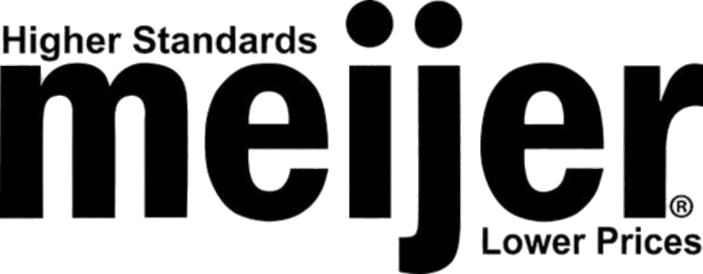 Meijer black logo and slogan