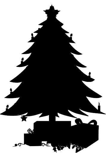 Christmas Tree with Presents Underneath