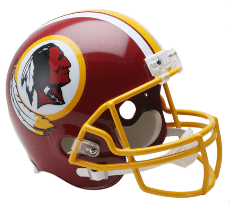 Red Skins Helmet