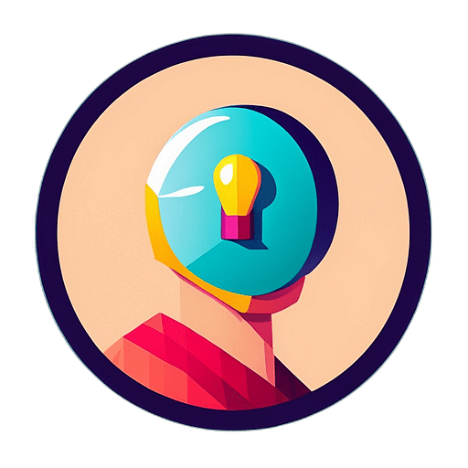 Nail Salon, Minimalist App Icon - Circle Icon Bevel Border