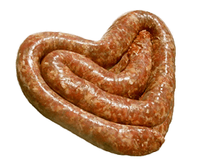 Heart Shaped Sausage