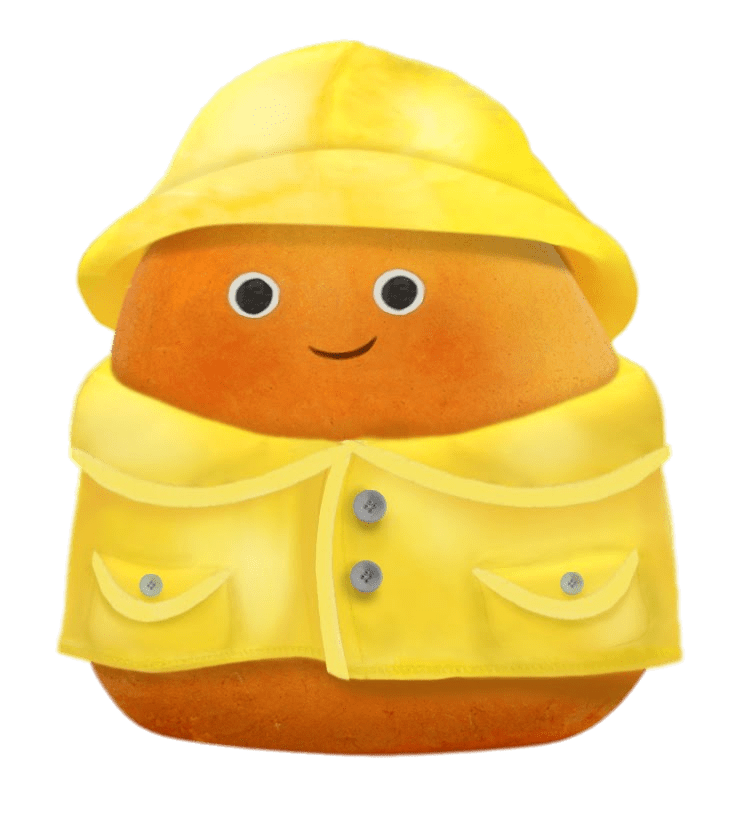 Potatoe In Raincoat