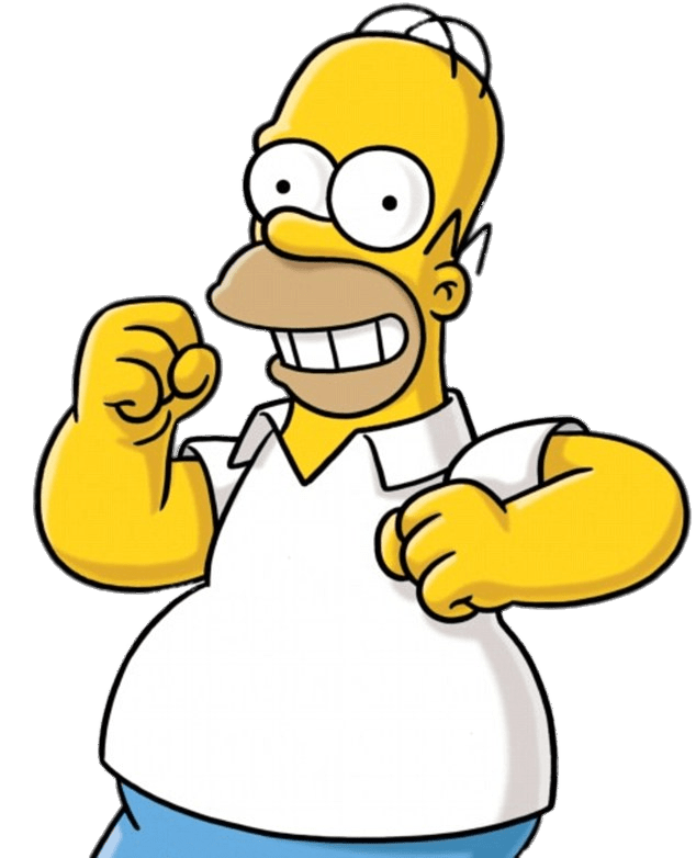 Homer Simpson Happy
