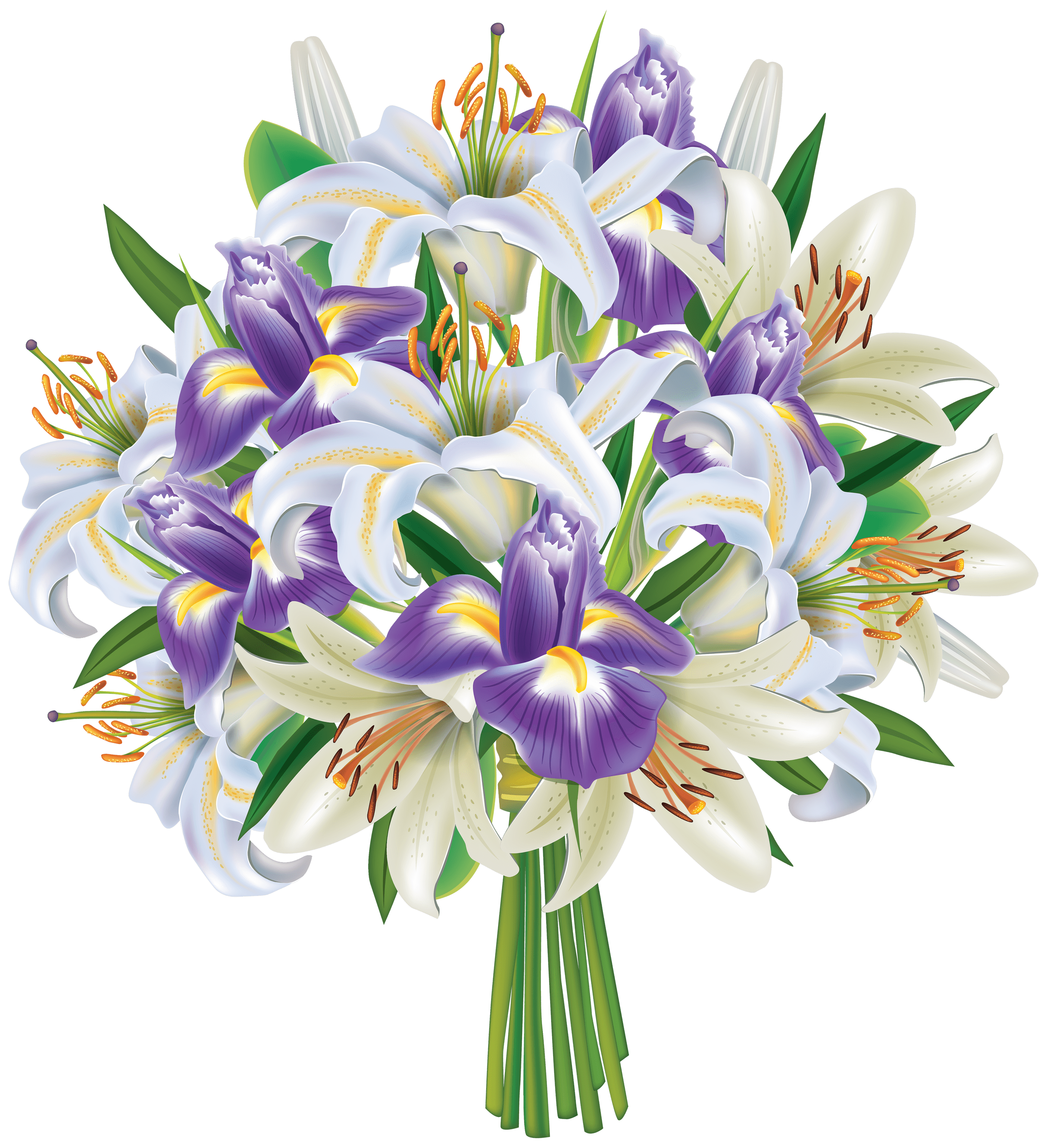 Iris Purple Bouquet