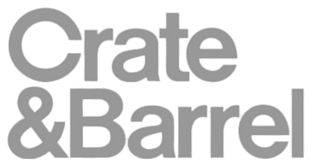 Crate & Barrel logo grey