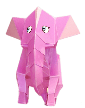 Origanimals Pink Elephant