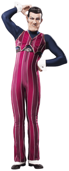 Robbie Rotten Scratching His Head