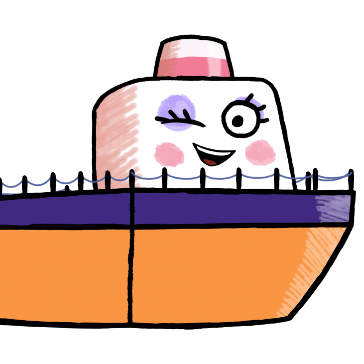 Marge the Barge Winking