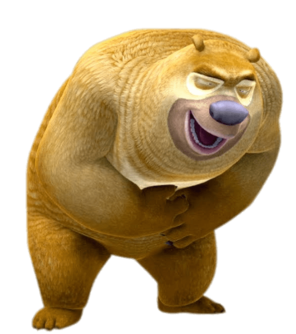 Briar Bear Bent Over Laughing