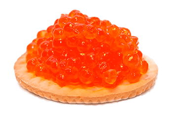 Salmon Caviar on Toast