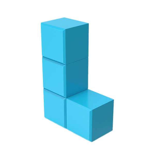 Tetris blue L-block