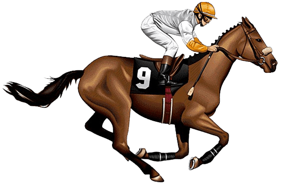Race Horse Side View