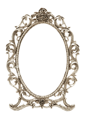 Oval Silver Frame