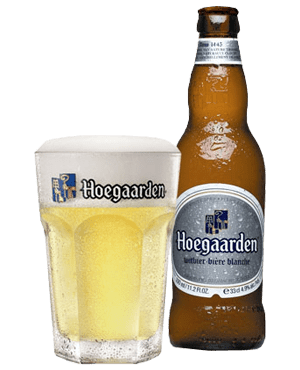 Hoegaarden Bottle and Glass