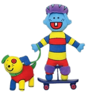 Todd on His Skateboard Plush Characters