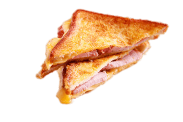 Croque Monsieur With Melted Cheese