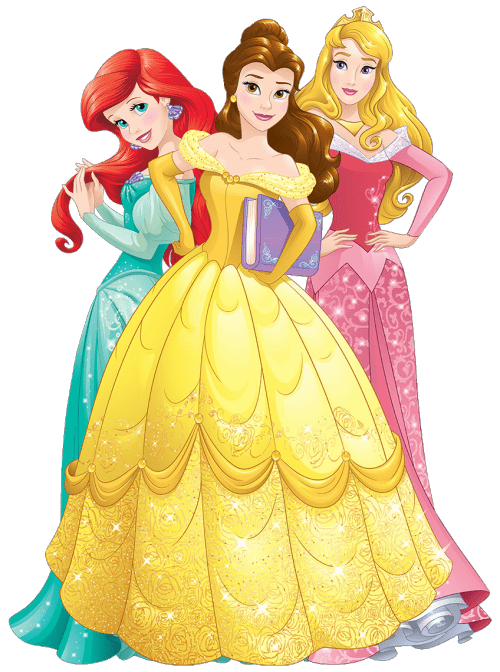 Three Disney Princesses