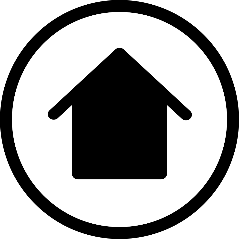 Simple Circled Home Icon