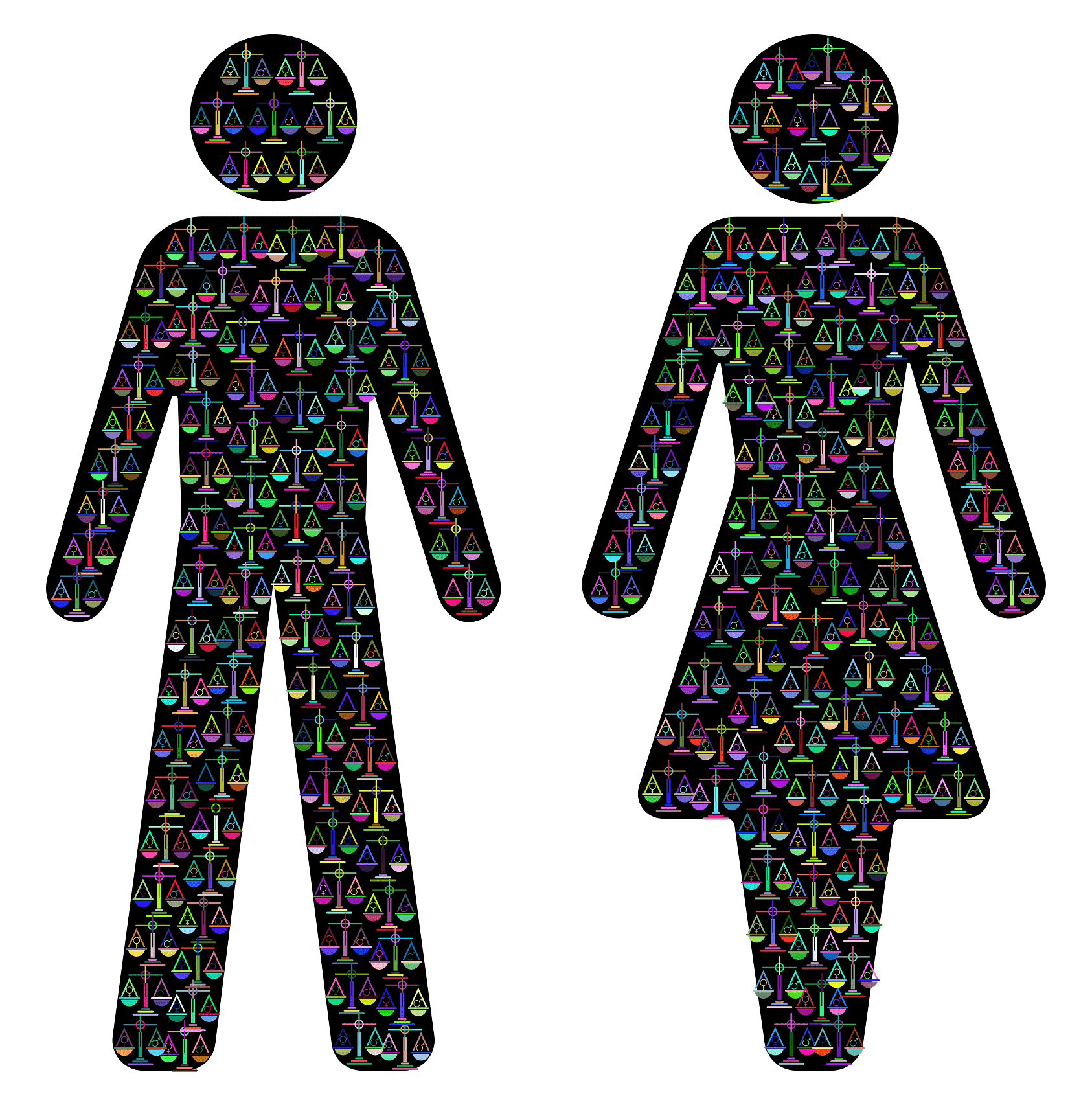 Man and Woman Pictograms