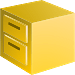 Yellow Filing Cabinet