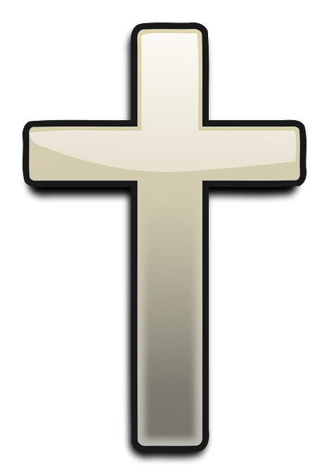 Shaded Golden Cross