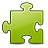 Green Puzzle Piece
