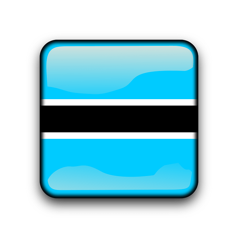 Botswana Flag Icon