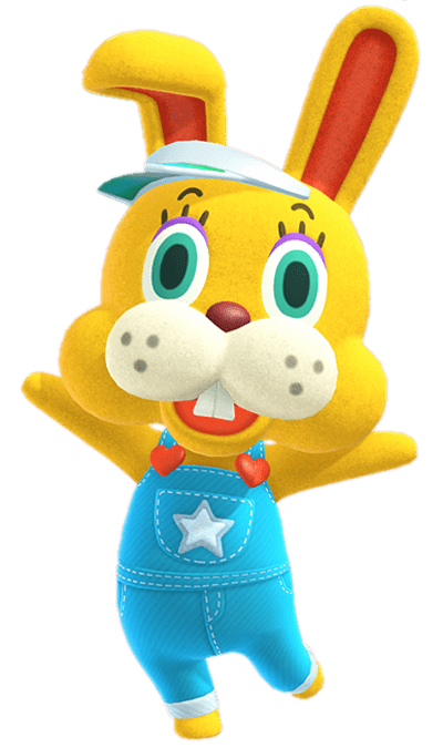 Animal Crossing character Zipper T. Bunny