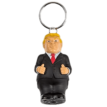 Trump Squeeze Keyring