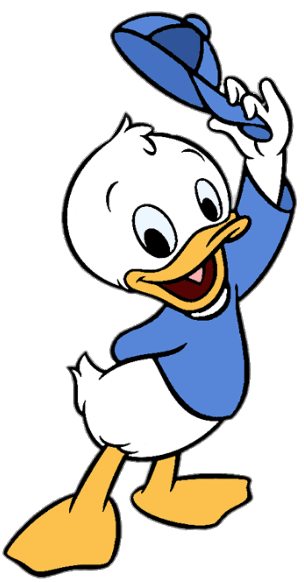 DuckTales Dewey Taking Off Cap
