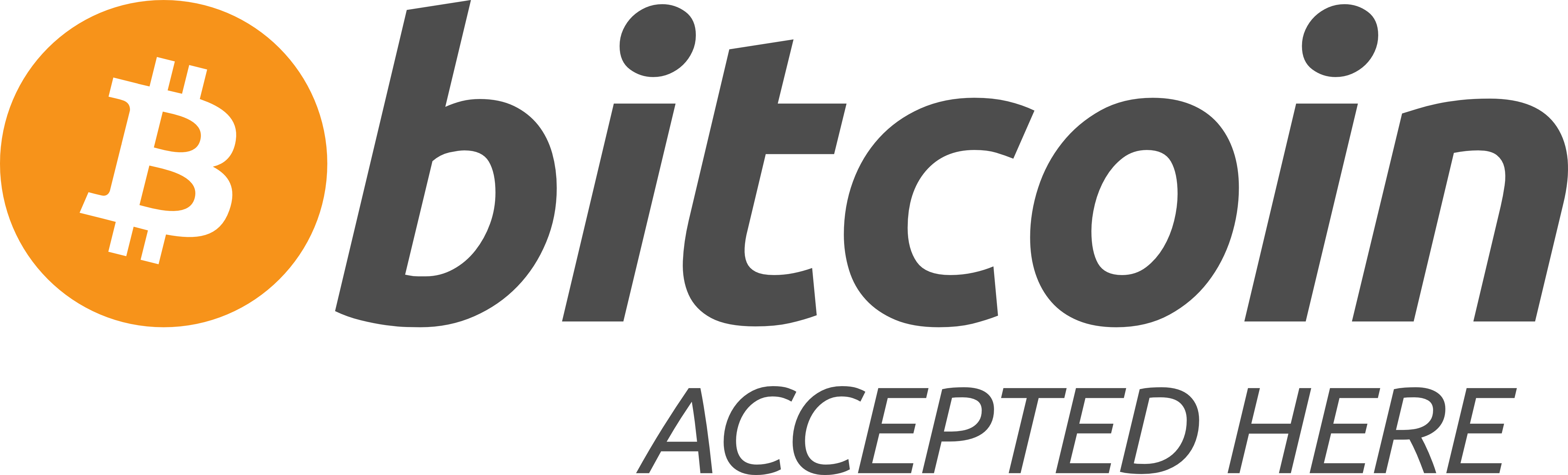 Bitcoin Accepted Here Sign
