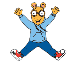 Arthur Jumping In the Air