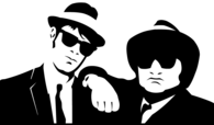Blues Brothers B/N